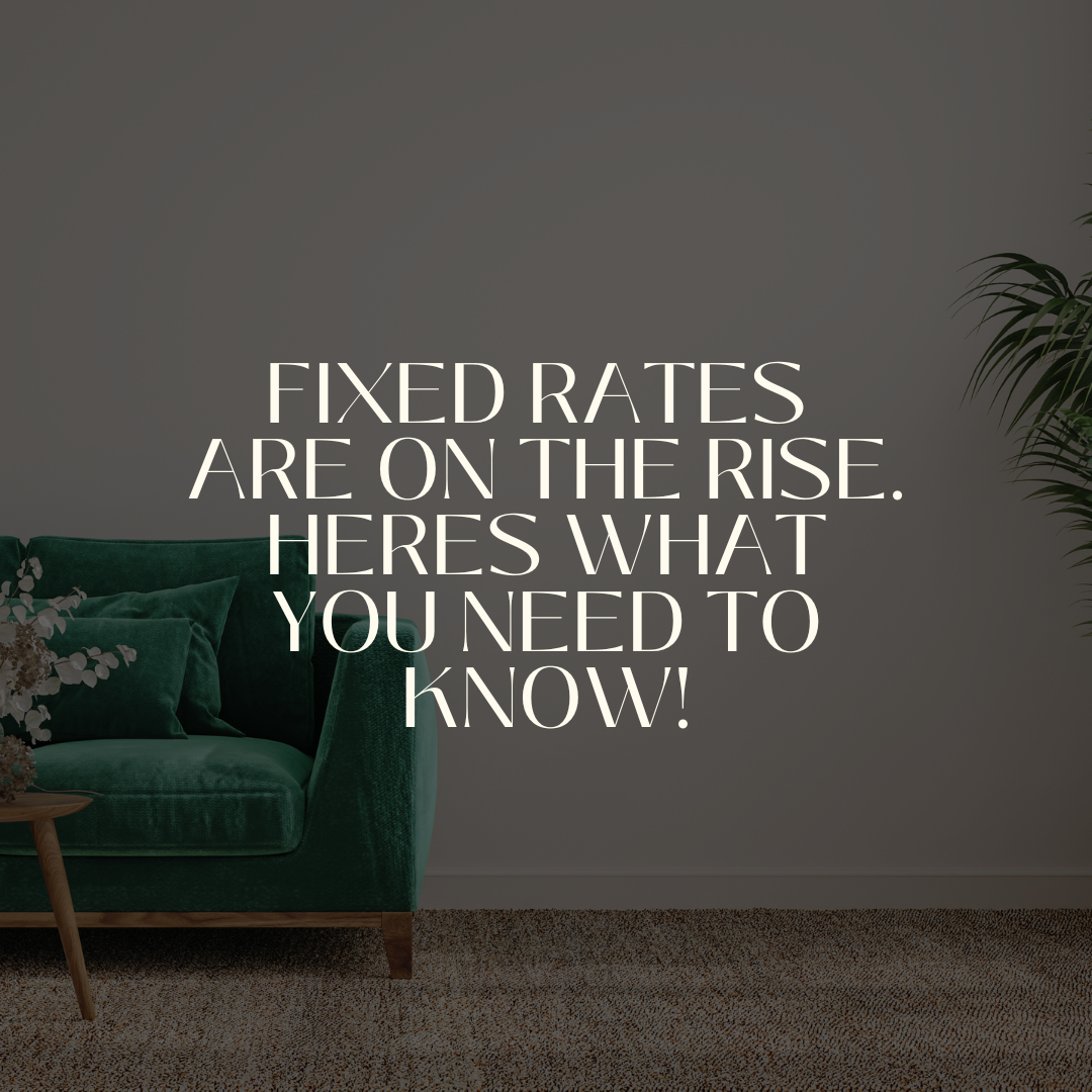 Fixed Rates On The Rise?? Advice for those in Ontario (GTA) and Manitoba (Winnipeg)